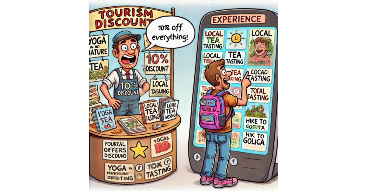 Tourist destination card