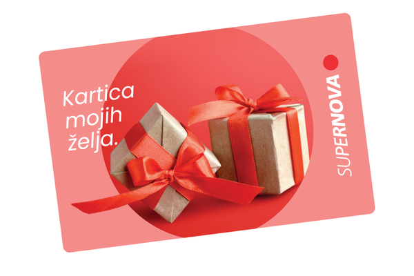Supernova darilna kartica – Kartica mojih želja